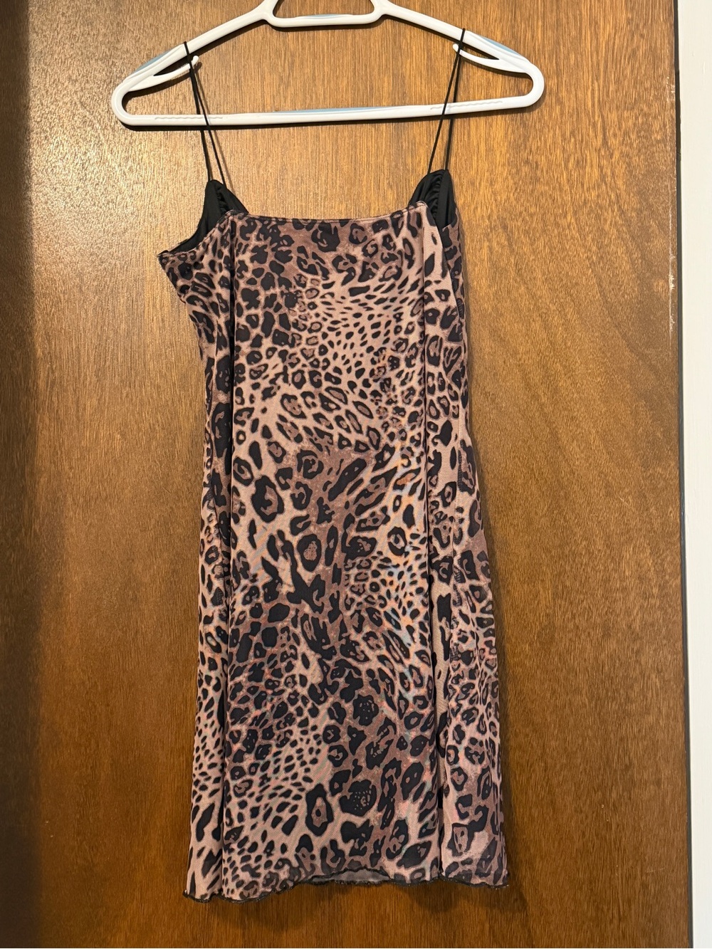 Princess Polly Leopard Print Cowl Slip Dress - Brown & Black - Picture 2 of 3